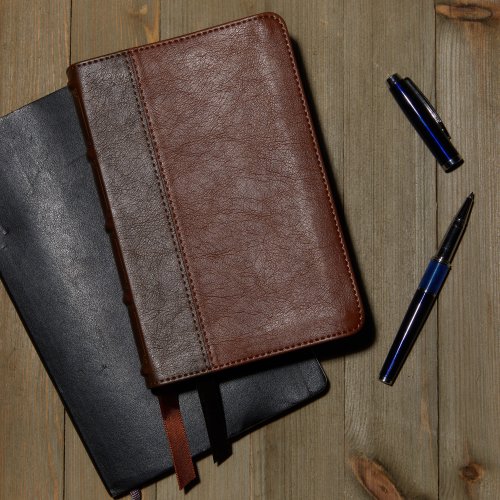 NKJV, Compact Bible, Maclaren Series, Leathersoft, Brown, Comfort Print