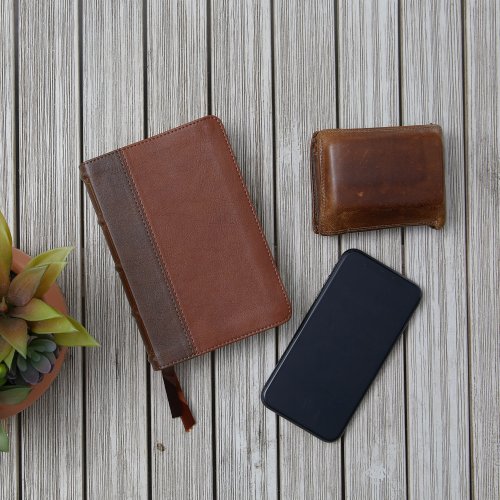 NKJV, Compact Bible, Maclaren Series, Leathersoft, Brown, Comfort Print
