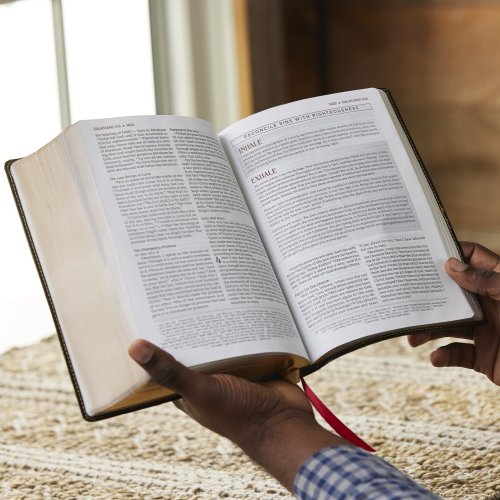 The Breathe Life Holy Bible: Faith in Action (NKJV, Black Leathersoft, Red Letter, Comfort Print)