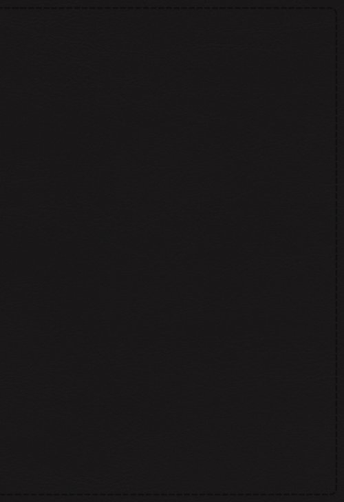 KJV Holy Bible: Large Print Single-Column with 43,000 End-of-Verse Cross References, Black Genuine Leather, Personal Size, Red Letter, (Thumb Indexed): King James Version