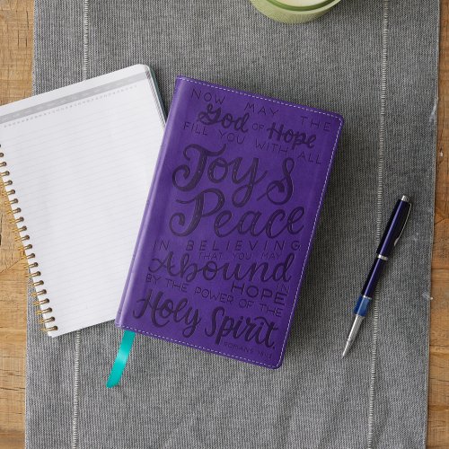NKJV, Holy Bible for Kids, Verse Art Cover Collection, Leathersoft, Purple, Comfort Print