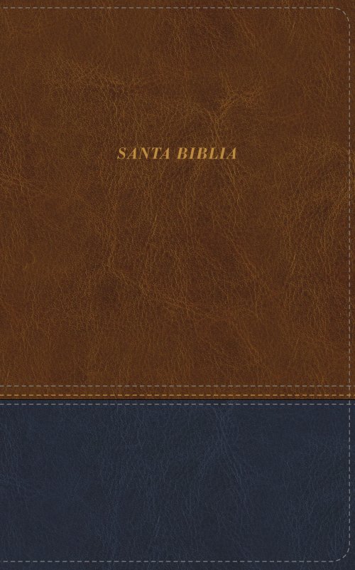 LBLA Santa Biblia Ultrafina, Leathersoft, Café