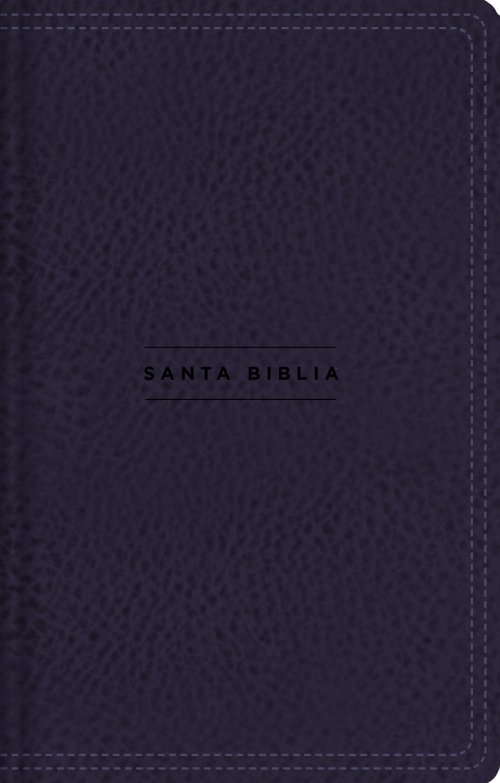 NVI, Santa Biblia, Revisión 2022, Ultrafina, Tamaño compacto, Leathersoft, Azul marino, Palabras de Jesús en Rojo, Comfort Print