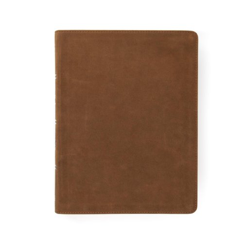 CSB Men of Character Bible, Brown Genuine Leather