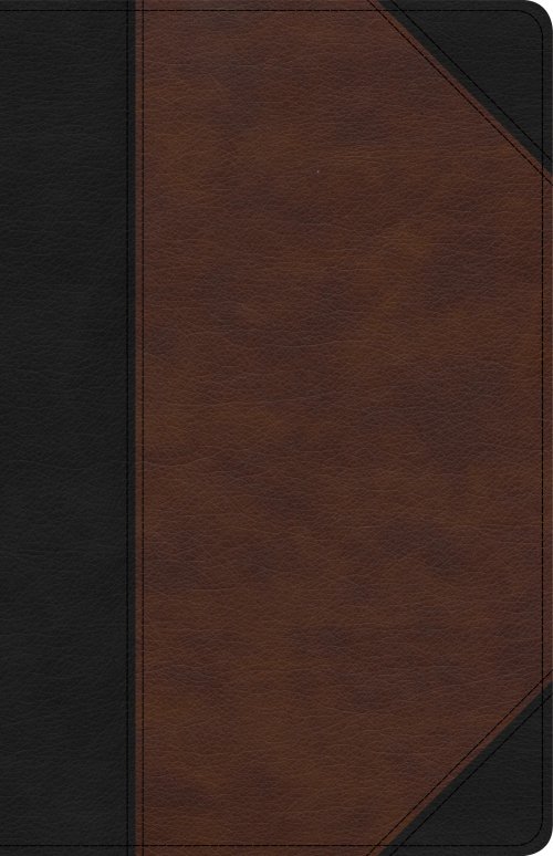 KJV Large Print Personal Size Reference Bible, Brown/Black Leathertouch Indexed
