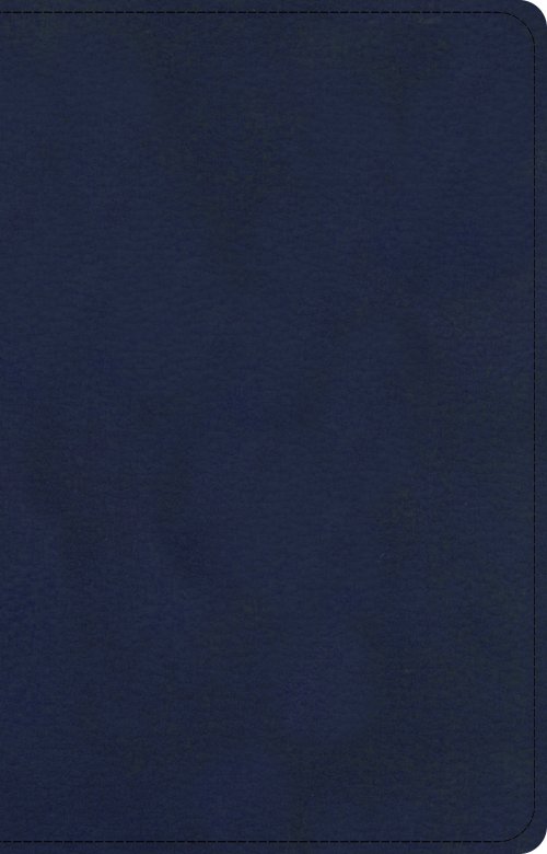 CSB Single-Column Compact Bible, Navy LeatherTouch
