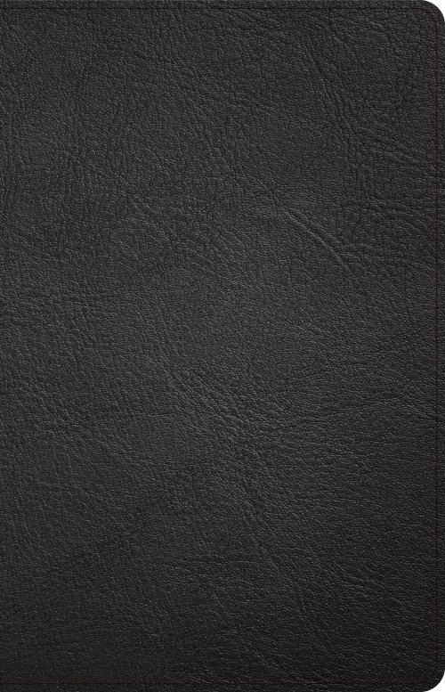 CSB Thinline Bible, Black Genuine Leather