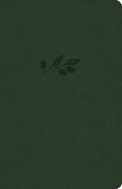 CSB Thinline Bible, Olive LeatherTouch