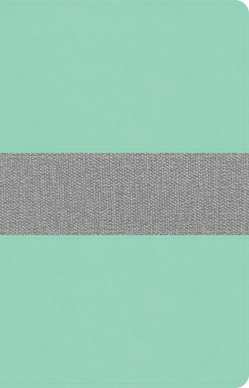 CSB Thinline Reference Bible, Mint/Gray LeatherTouch