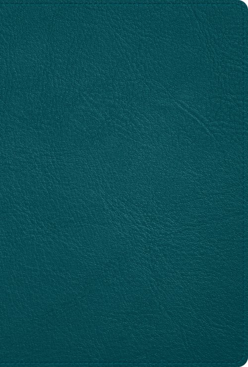 RVR 1960 Biblia deluxe, verde turquesa piel genuina