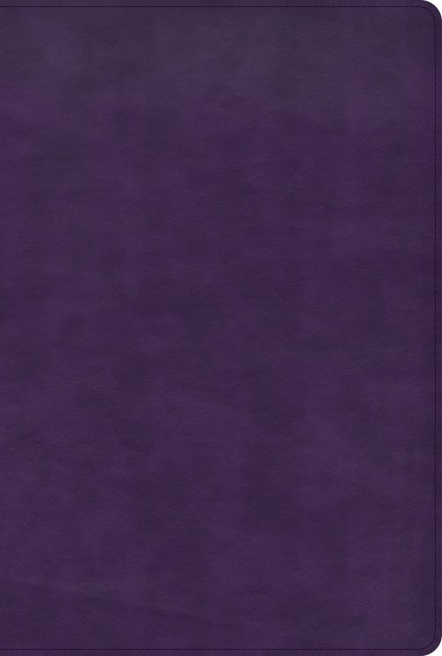 KJV Large Print Thinline Bible, Plum LeatherTouch
