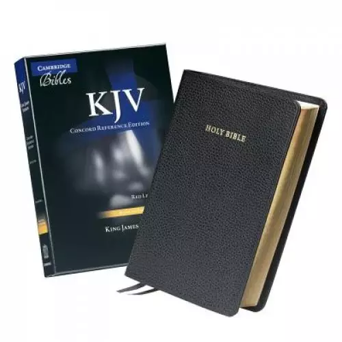 KJV Concord Reference Edition Bible Calf-split Black