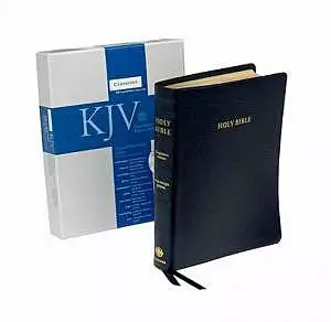KJV Concord Wide Margin Reference Edition Bible Leather Black