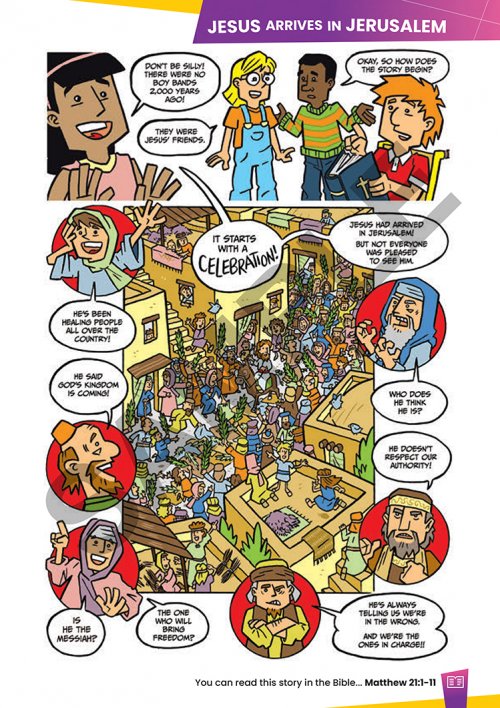 The Easter Story Comic - He is Alive! What is Easter? - Children's Activity Comic (Single)