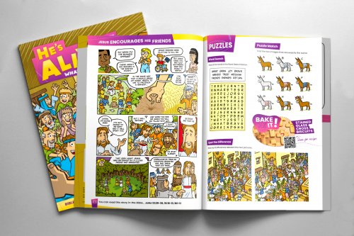The Easter Story Comic - He is Alive! What is Easter? - Children's Activity Comic (Single)