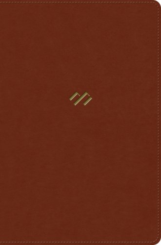 NBLA Biblia temática de estudio, café símil piel