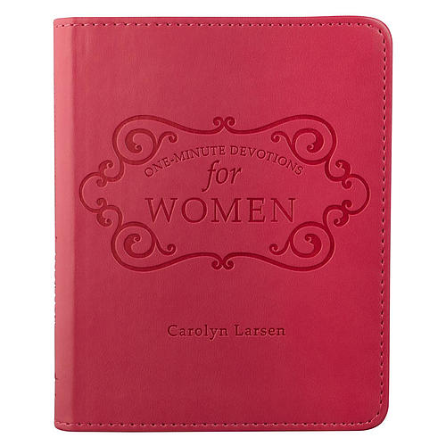 One-minute Devotions For Women-pinklux-leather
