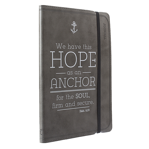 Journal-Hope Is An Anchor-Flexcover w/Elastic Closure