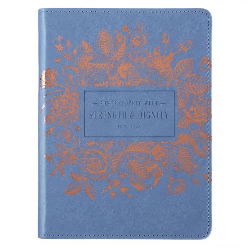 Journal Faux Leather Flexcover Strength and Dignity