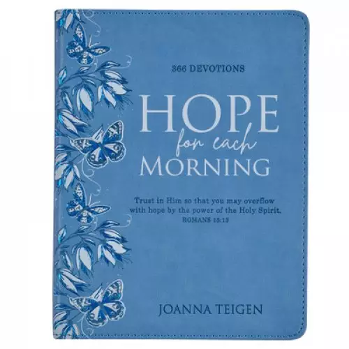 Devotional Hope for Each Morning Faux Leather