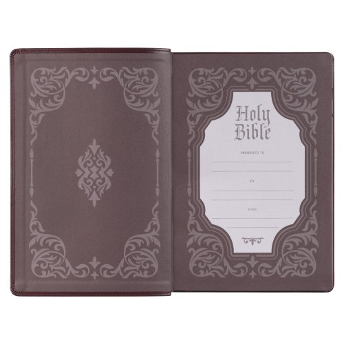 KJV Bible Giant Print Full-size Faux Leather, Dark Brown