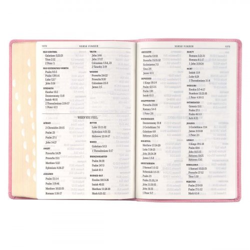 KJV Bible Giant Print Full-size Faux Leather, Pink