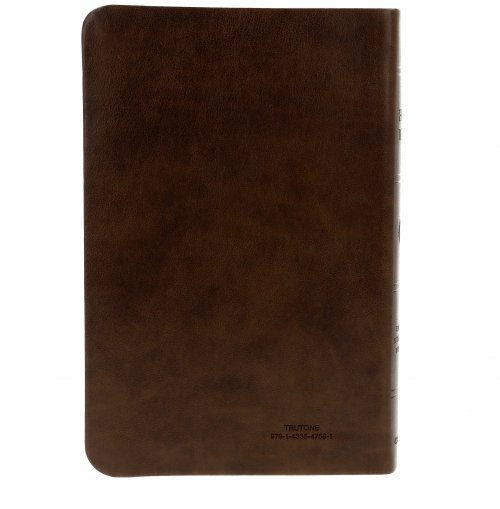 ESV Value Compact Bible, Brown, Imitation Leather, Double-Column Format, Smyth-Sewn Binding