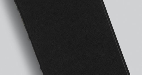 ESV Thinline, Bible, Black, Leather, Red Letter, Maps, Concordance, Ribbon Marker, Pagination Matches ESV Pew Bibles