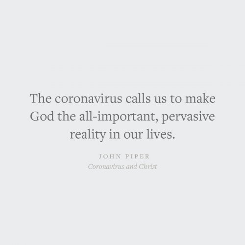 Coronavirus and Christ