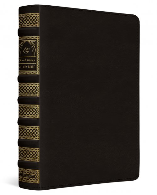 ESV Church History Study Bible (Genuine Leather Black)