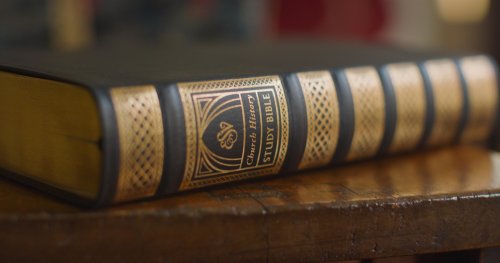 ESV Church History Study Bible (Genuine Leather Black)