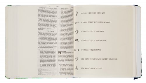 NIV Bible for Verse-Mapping, White, Hardcover, Extra-Wide Margins, 32 Verse-Mapping Pages, Ribbon Marker, Concordance and Shortcuts