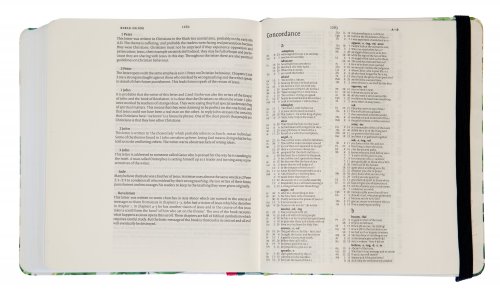 NIV Bible for Verse-Mapping, White, Hardcover, Extra-Wide Margins, 32 Verse-Mapping Pages, Ribbon Marker, Concordance and Shortcuts
