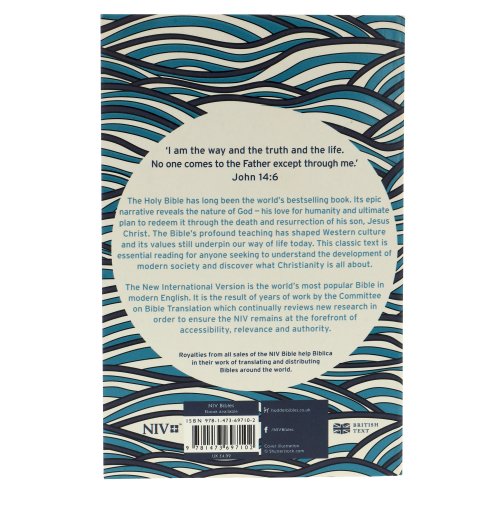 NIV Economy Bible, Blue Paperback, Anglicised Edition