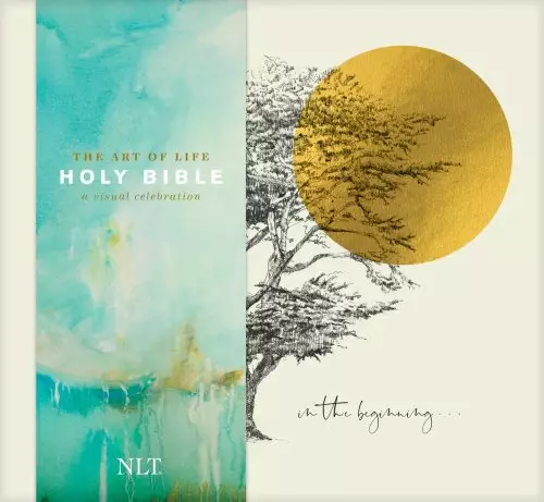NLT Art of Life Holy Bible: A Visual Celebration (Hardcover, Teal)