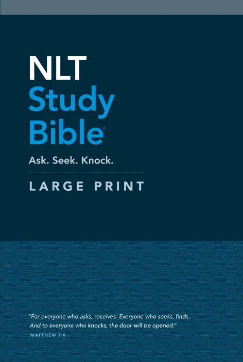 NLT Study Bible Large Print (Hardcover, Red Letter)