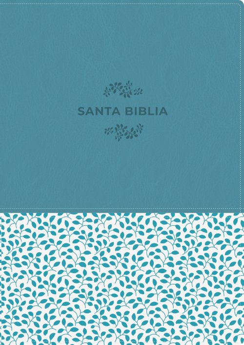 Santa Biblia NTV, Edición de referencia ultrafina, letra grande (SentiPiel, Azul, Letra Roja)