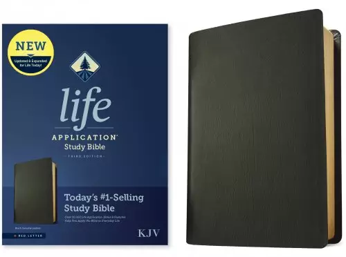 KJV Life Application Study Bible, Third Edition (Genuine Leather, Black, Red Letter)