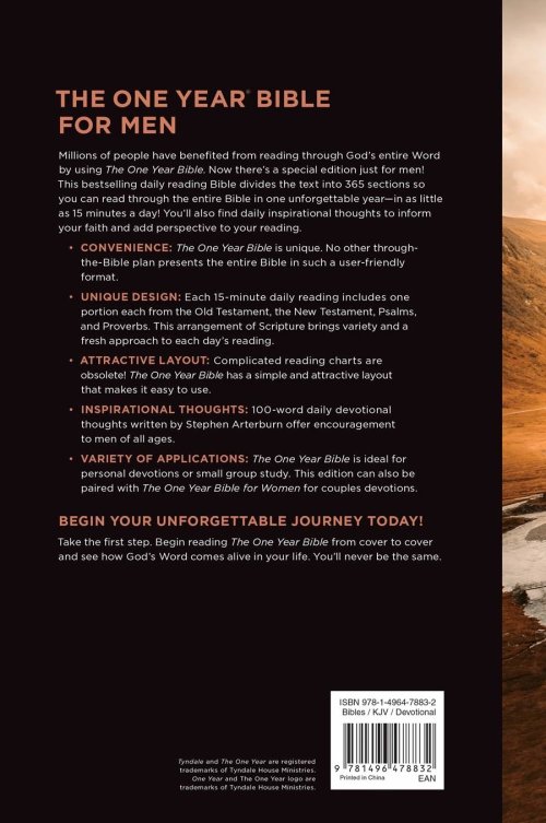 One Year Bible for Men, KJV