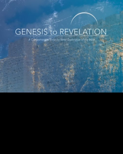 Genesis to Revelation: Ezra, Nehemiah, Esther Participant Book Large Print: A Comprehensive Verse-By-Verse Exploration of the Bible