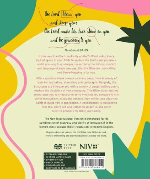NIV Bible for Journalling and Verse-Mapping