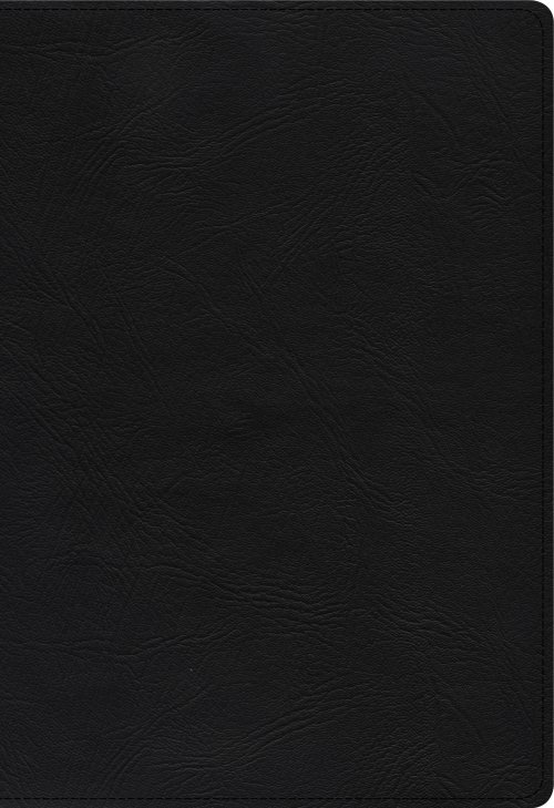 KJV Super Giant Print Reference Bible, Black Genuine Leather