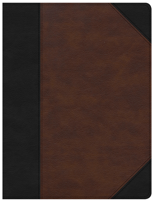 CSB Tony Evans Study Bible, Black/Brown LeatherTouch, Indexed