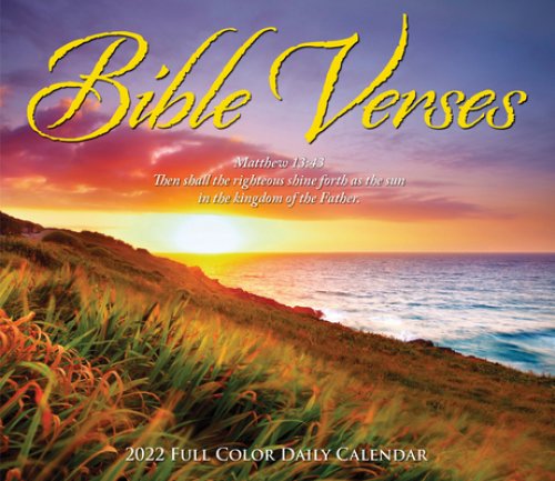 Bible Verses and Psalms 2022 Box Calendar, Daily Desktop