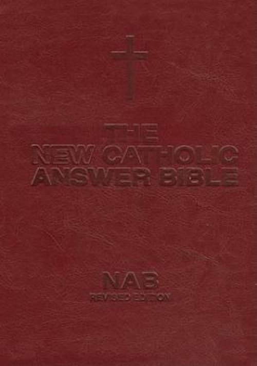 New Catholic Answer Librosario Edition Large Print Bible NABRE