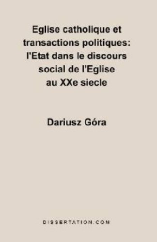 Eglise Catholique Et Transactions Politiques