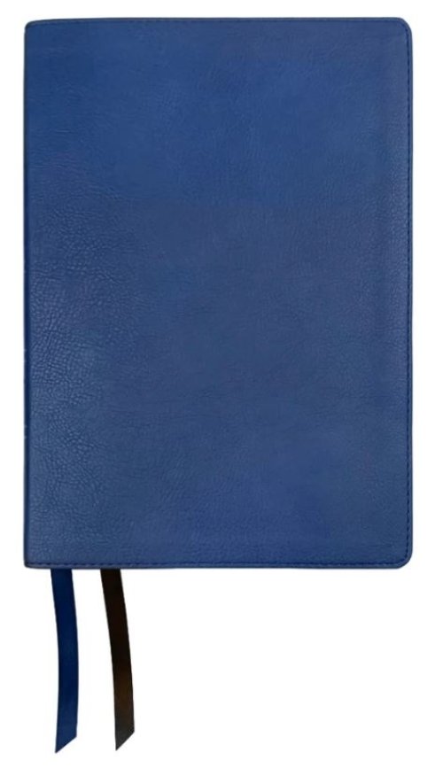NASB 2020 Side-Column Reference Bible, Blue, Leathertex
