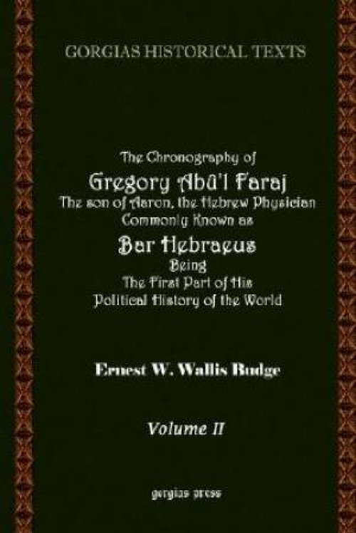 Chronography Of Bar Hebraeus (vol 2)