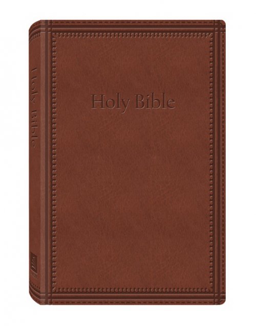 KJV Deluxe Gift & Award Bible: Brown, Imitation Leather