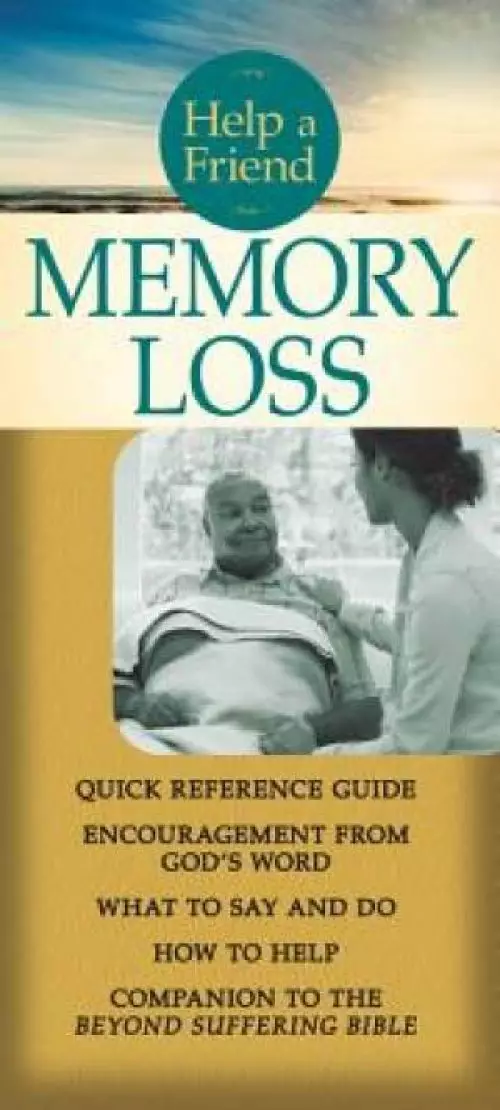 Help a Friend: Memory Loss (Individual Pamphlet)